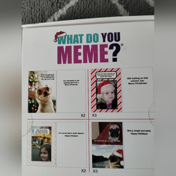 New in Box What do you MEME? Funny Christmas Cards - Picture 2 of 5
